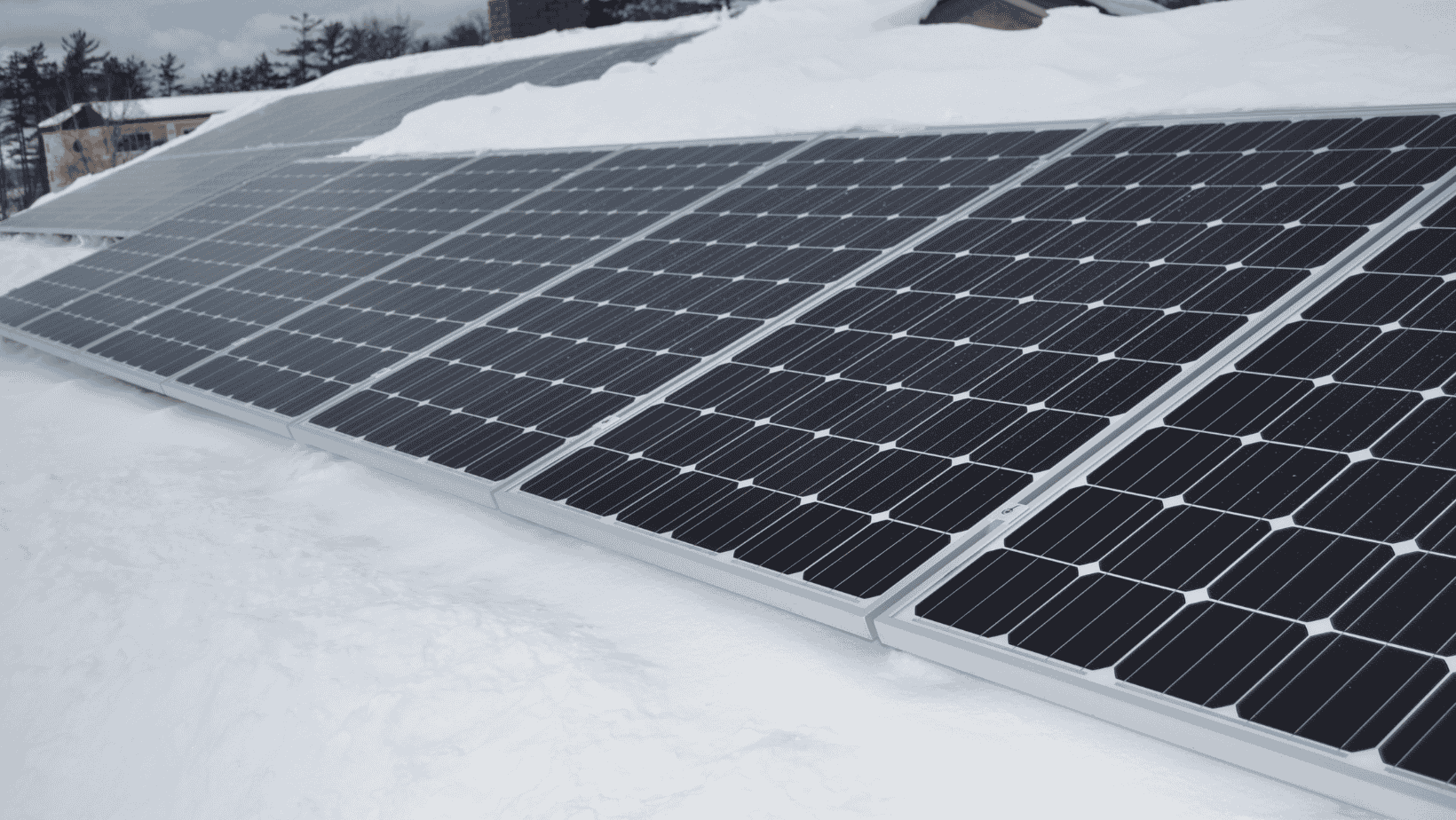 impact des panneaux photovoltaïques en hiver en Corse