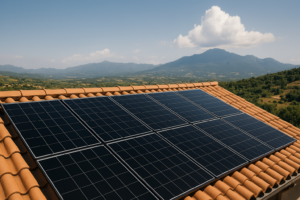 Transition énergétique en Corse avec des panneaux photovoltaïques